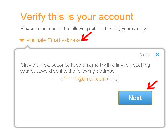 AOL verify account